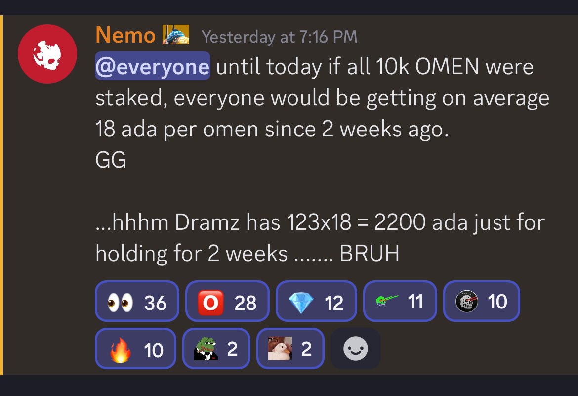 cryptodramz's tweet photo. GMGM!!☕️☕️🅾️🅾️
When I told my teachers I wanted to be a degen when I grew up they laughed at me.
Who’s laughing now?!?! Quack.
In life one must believe in something. I choose to believe in capable people who continue to deliver and put their communities above all else.
HUGE props to @nemo13 and the team behind these awesome innovations.
@Omen4Omen 🙌 🅾️🙌