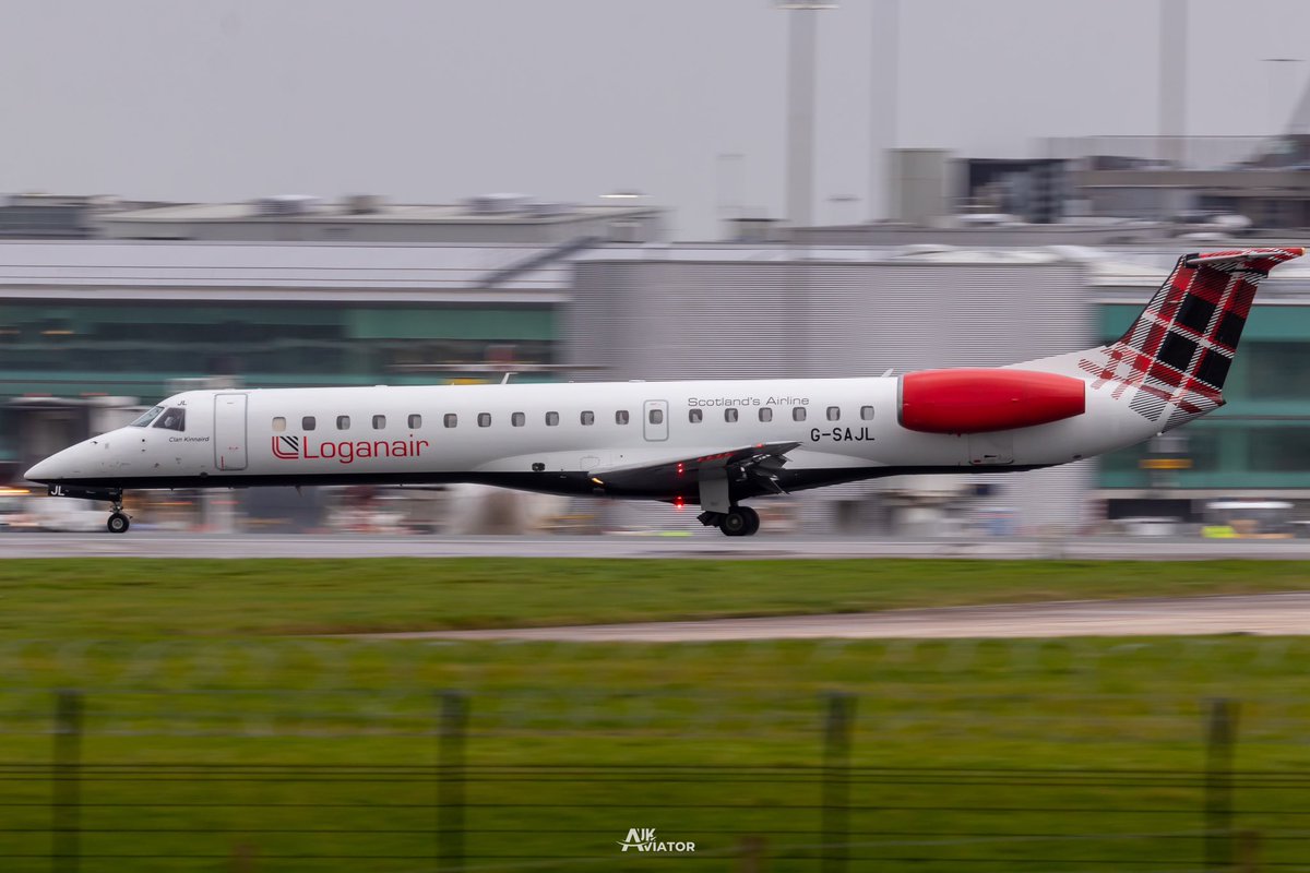 Today’s Post Features Loganair ERJ-145 Departing Back To Aberdeen In Some Rainy Conditions 🏴󠁧󠁢󠁳󠁣󠁴󠁿 • #loganair #E145 #embraer145 #embraere145 #proaviation #aviationeverywhere #planesofinstagram #Avgeeks • 𝗔𝗹𝗹 𝗣𝗵𝗼𝘁𝗼𝘀 𝗢𝘄𝗲𝗻 | 𝗨𝗞 𝗔𝘃𝗶𝗮𝘁𝗼𝗿 ©️