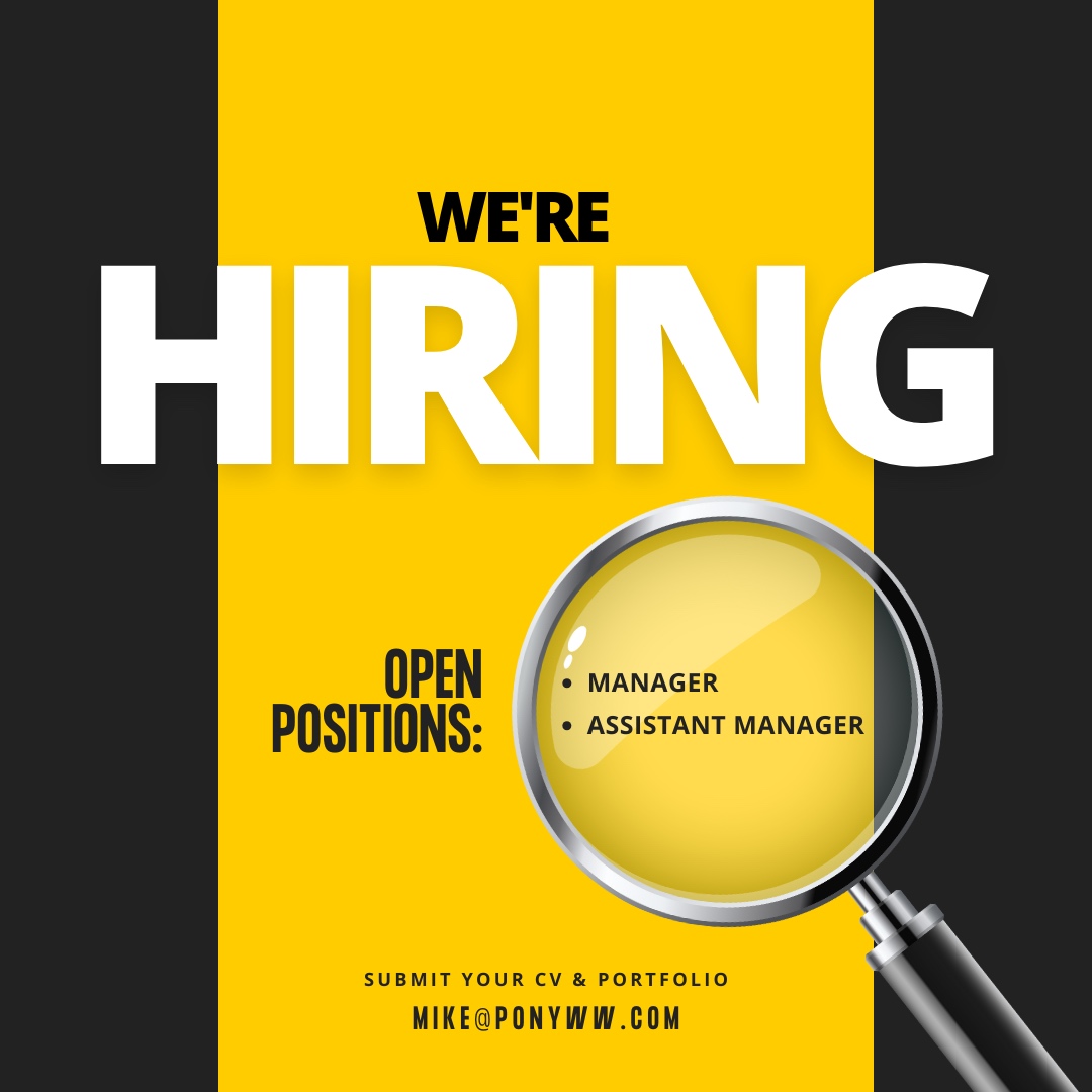 We are hiring MANAGERS & ASSISTANT MANAGERS!
Apply within or send resume to mike@ponyww.com

.
.
.
#LeadersWanted #NowHiring #HospitalityJobs #EntertainmentIndustry #JobHunt #JobSearch #EmploymentOpportunity #EastTN #HelpWanted #Jobs #mousesear #knoxville #chattanooga