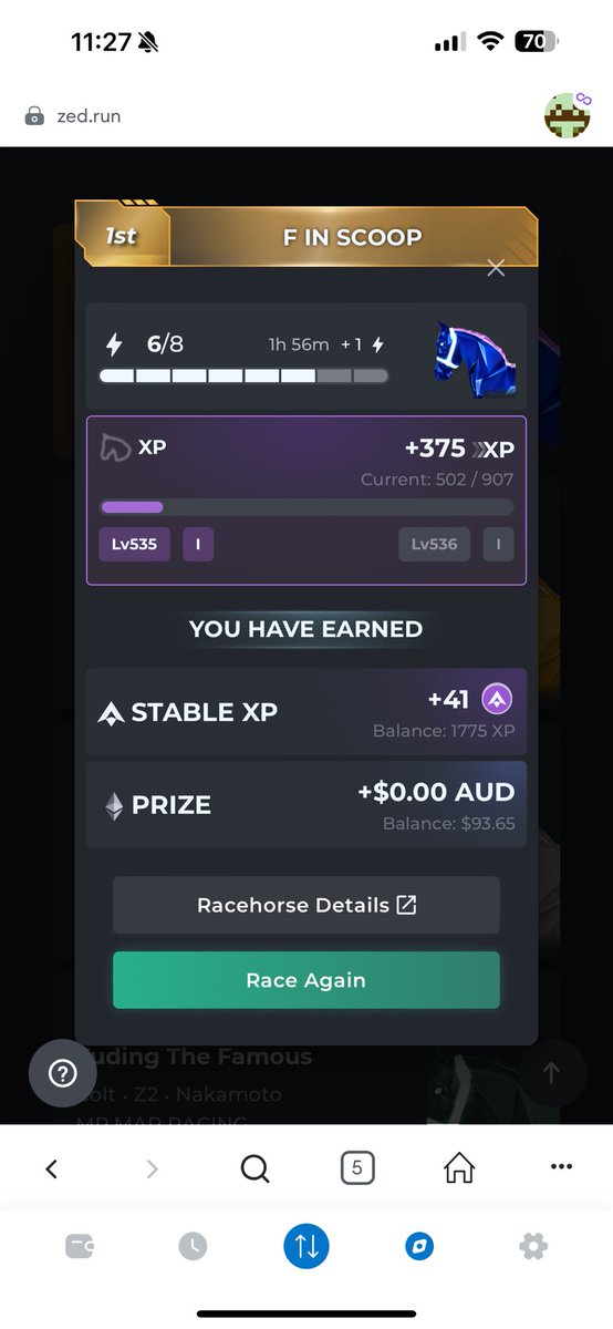 QLDRacingClub's tweet image. F In Scoop has fucking qualified!! Talk about the Zed community coming together, reached out to so many players and everyone tried helping out! Massive thank you to everyone! Scoop was on 20 races and sitting 1 point outside of the 24 qualified. Last race and gets the result!