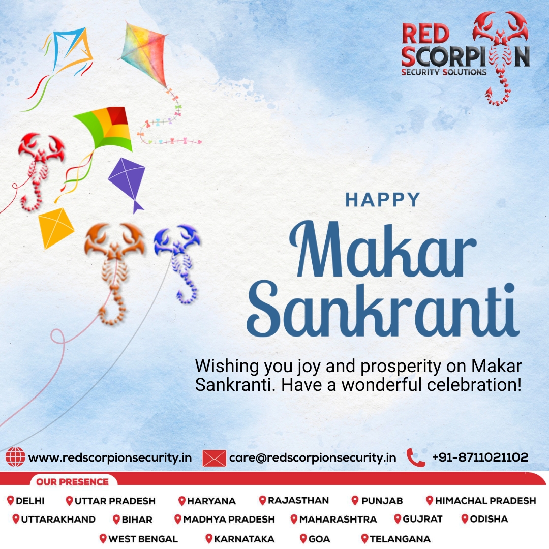 RedScorpionSec1's tweet photo. May the divine blessings of the universe shower upon you and your loved ones, bringing joy, prosperity, and happiness.
Wishing you a joyful and prosperous Makar Sankranti, Bihu and Pongal!
#MakarSankranti #makarsankranti2024 #HappySankranti #redscorpionsecurity https://t.co/xmY8nGLJvm