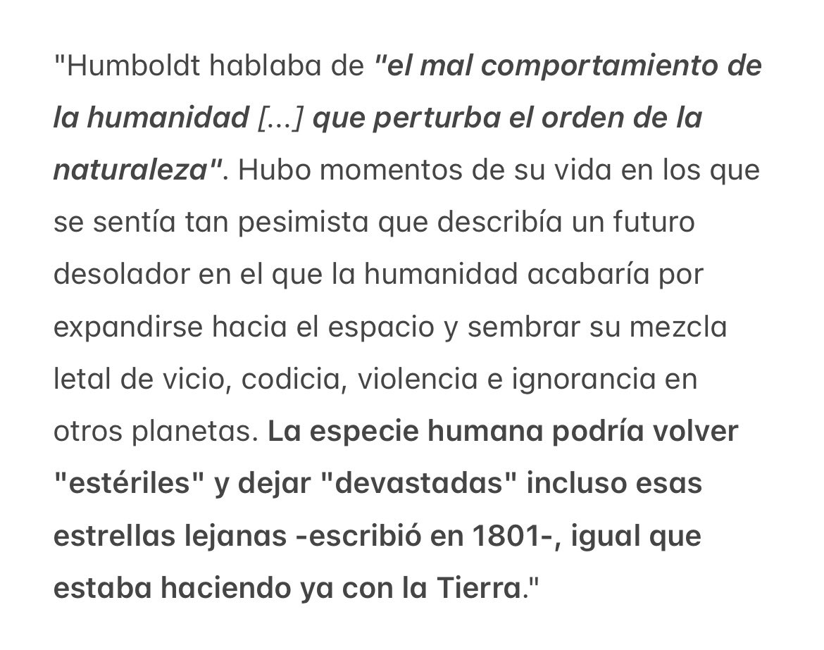 Visto en el Libro: "La invención de la naturaleza." de Andrea Wulf.