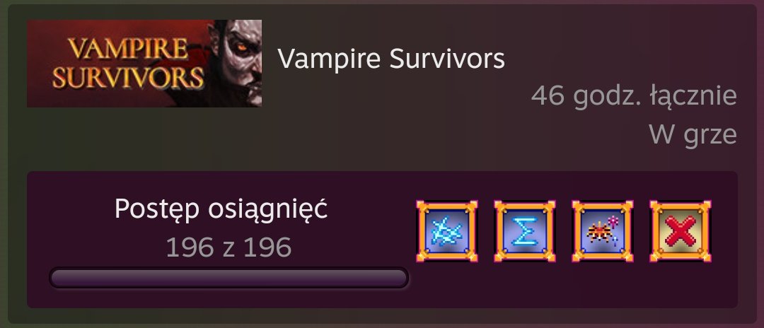 Otherside_93's tweet photo. Drugi calaczek w tym roku wjechał.
#VampireSurvivors #calak #gaming #gamer https://t.co/ih1bhrc5UJ