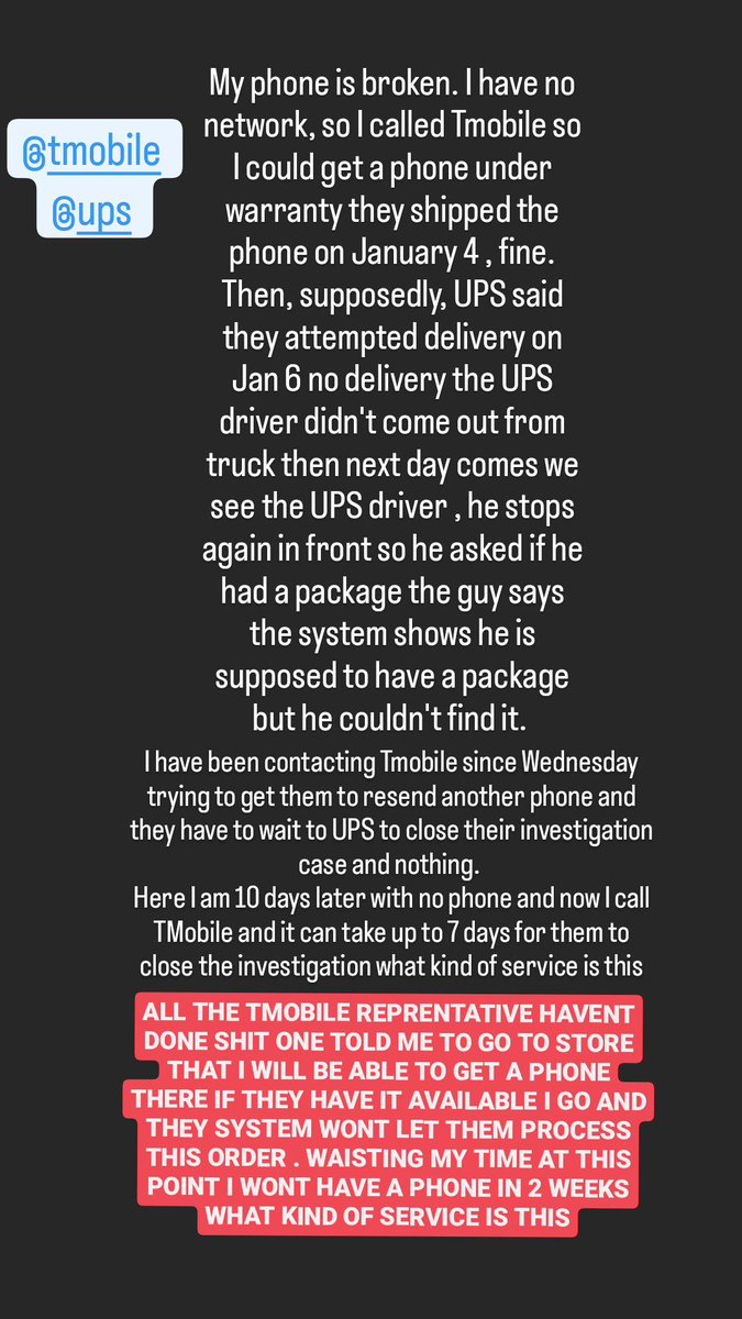 _miszdancer727's tweet photo. @TMobileCFO @MikeSievert 
YALL NEED BETTER SERVICE THAN THIS.. https://t.co/UTg3kklL0d