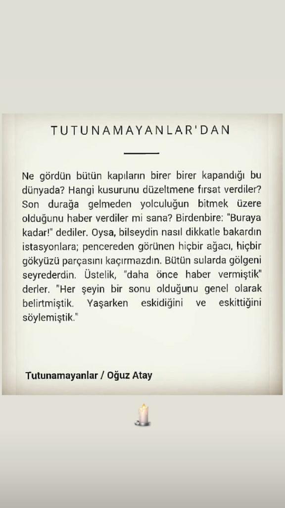 Yaşarken eskidik