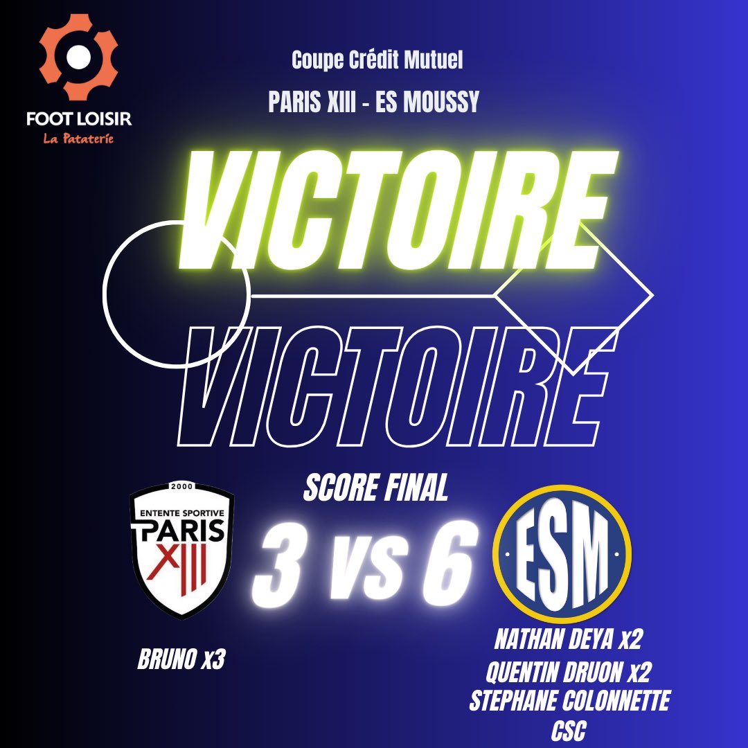 ES MOUSSY-LE-NEUF 🥇🥇🏆🏆 tweet media