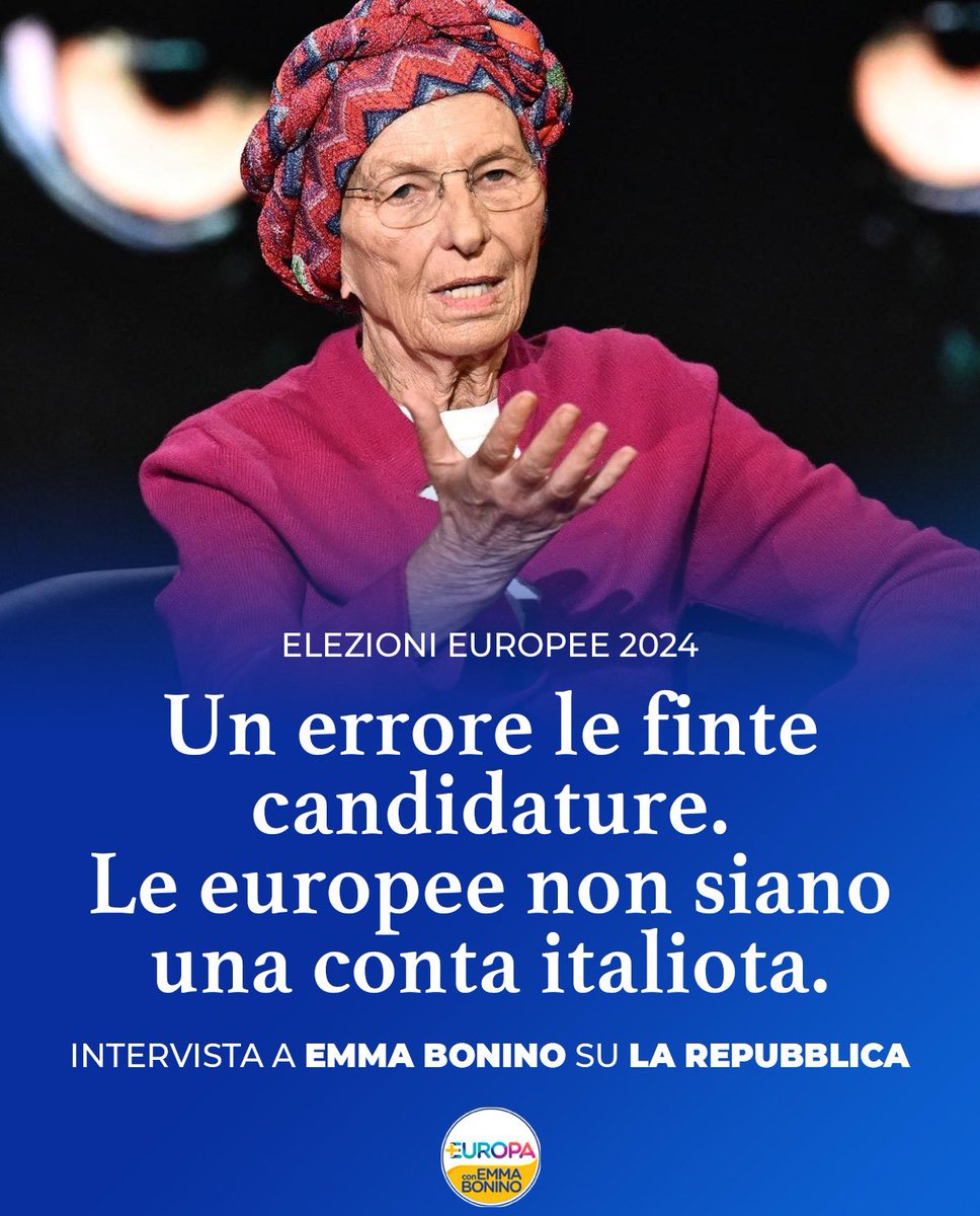 Chi si candida in qualsiasi istituzione europea poi deve compiere quel mandato. Se devi trainare verso gli Stati Uniti d’Europa devi farlo attraverso candidati che si dedichino poi pancia a terra a questo obiettivo, non devono distrarsi. 
Non è un lavoro da poco: astenersi