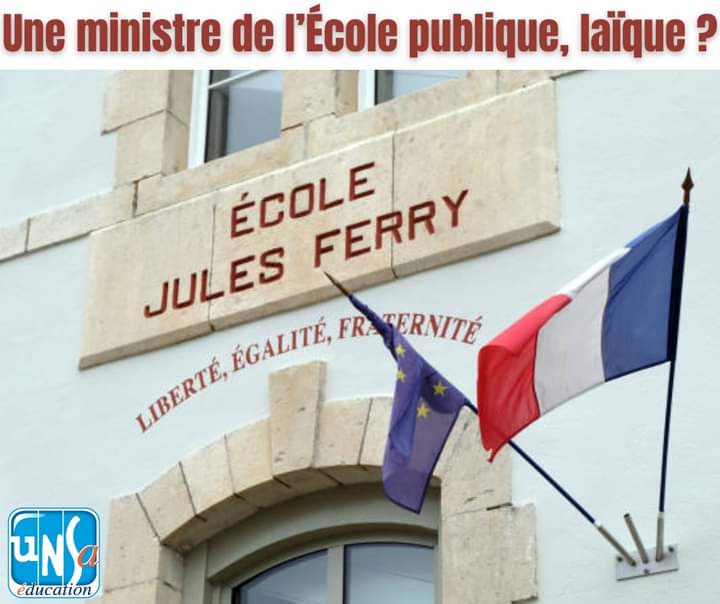 Unsa_Educ64's tweet photo. L'Unsa Éducation prend la parole, au nom des personnels de l'école publique, pour dénoncer ces propos sur l'école publique de MME Oudéa-Castéra
#ecolepublique #ecolelaique #mepris
➡️ https://t.co/B2QKD6yMnr https://t.co/3gz1ri5vLk