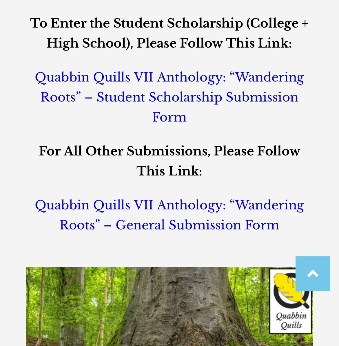 QuabbinQuills's tweet photo. A friendly reminder to keep those submissions coming! Don’t let a rough draft intimidate you; be confident in your storytelling skills. Write something you would love to read. Use our guidelines to help you create your masterpiece. We look forward to it!

https://t.co/rOqj2gnY3V https://t.co/UlXhYQlFCP