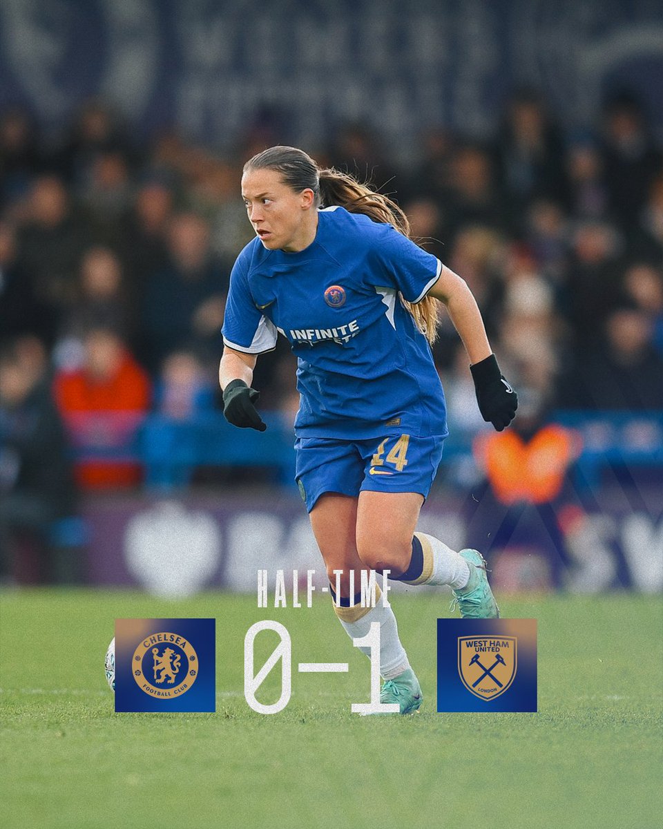 ChelseaFCW's tweet photo. Work to be done in the second half.
#CFCW https://t.co/3baK4Dj21K