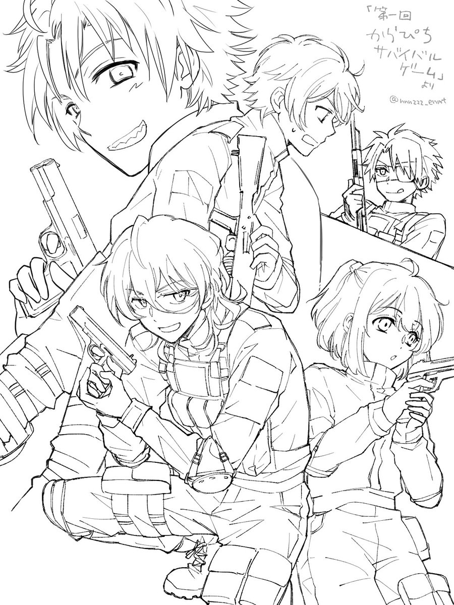これ2022年に描いてて またこのくらいの情熱で線画描きたいなとおもい