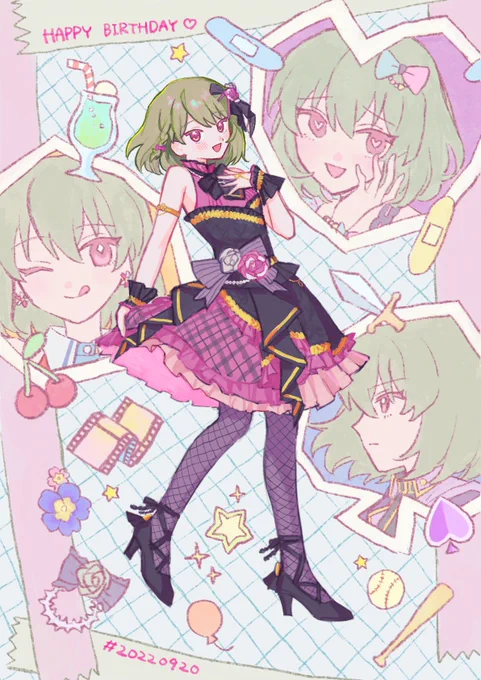 #ミリオンライブ_イラコン昴ちゃんのお誕生日をお祝いしたときの絵です!昴ちゃん!好きだ〜〜〜〜〜というきもち 