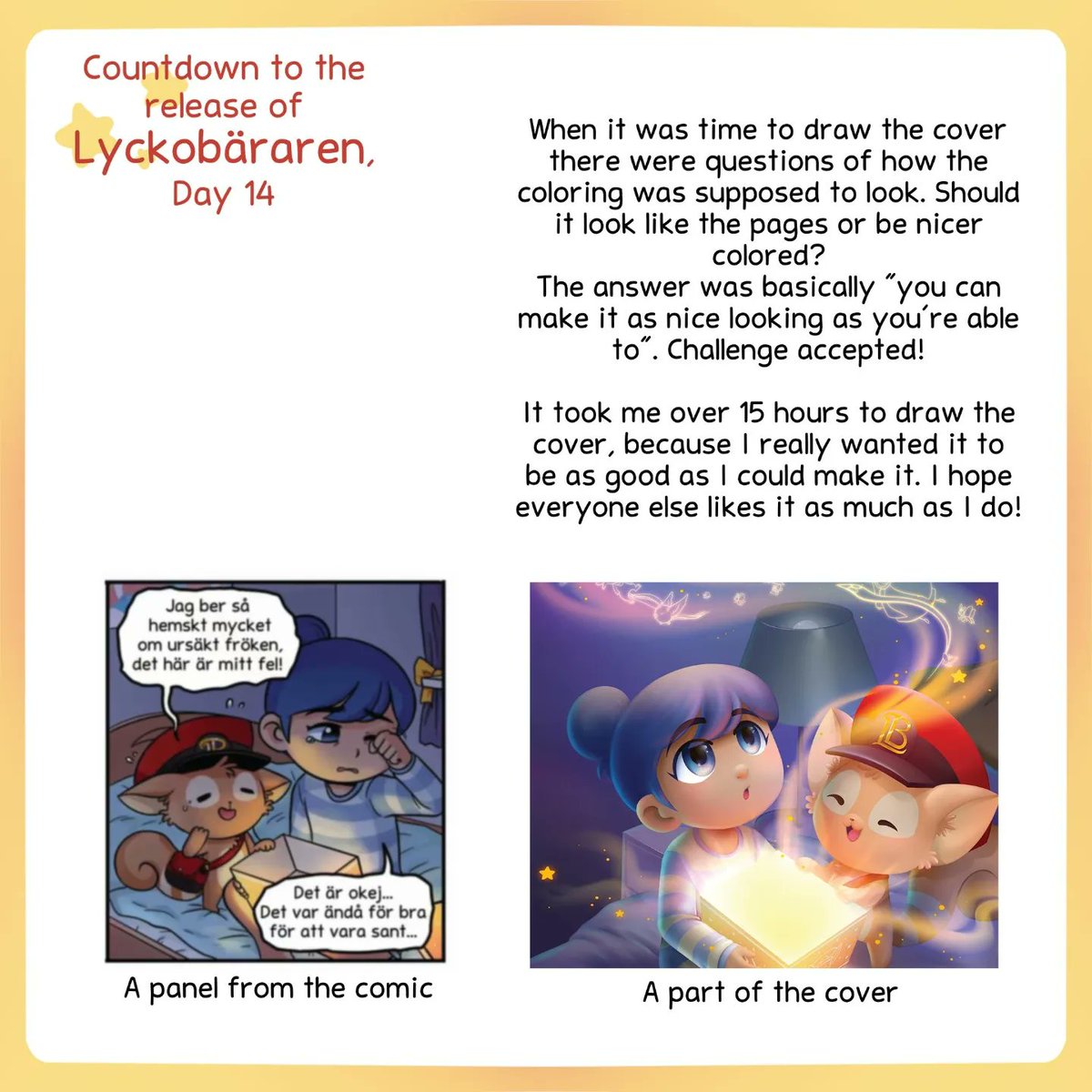 sisselicious's tweet photo. Day 14 of the countdown to the release of #Lyckobäraren
Now the only issue is that I need to keep this standard up for the next books in the series https://t.co/aWjTFzXfne