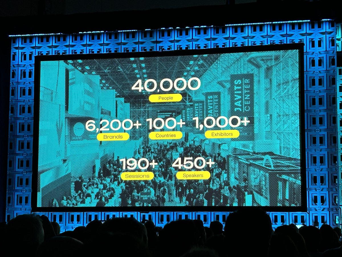 The #NRF2024 by the numbers … 
<a href="/Guillaume_Rio/">Rio</a> <a href="/MikeHadjadj/">Mike H. La Retail Tech & iloveretail.fr</a> <a href="/jblefevre60/">Jean-Baptiste Lefevre</a> <a href="/tewoz/">Eric T.</a>