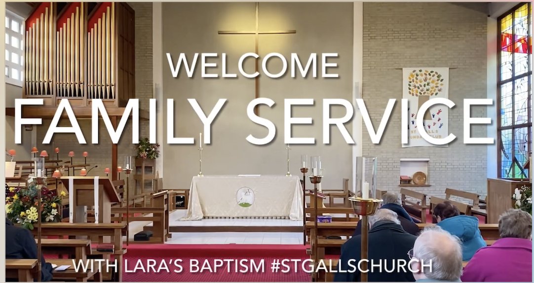 Morning Worship from St Gall's with Holy Baptism. Welcome.

youtu.be/D2VMC8AOLOc

#StGallsChurch #Carnalea #BangorCity #ChurchofIreland