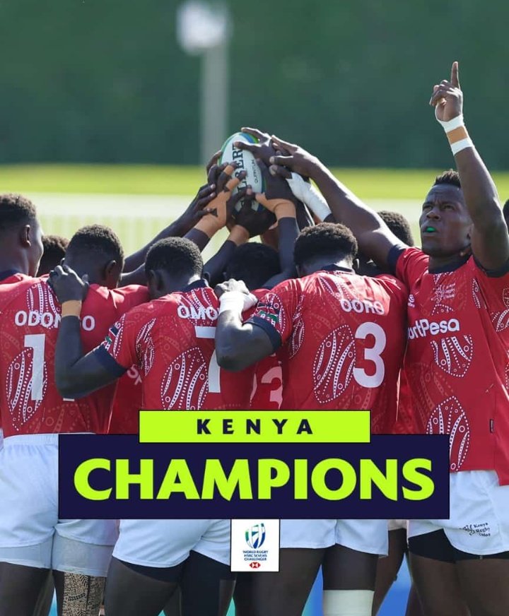 Champions 🏆 #7sChallengerSeries #RugbyKe #Kenya7s #HSBCSVNS #SinBinRugby