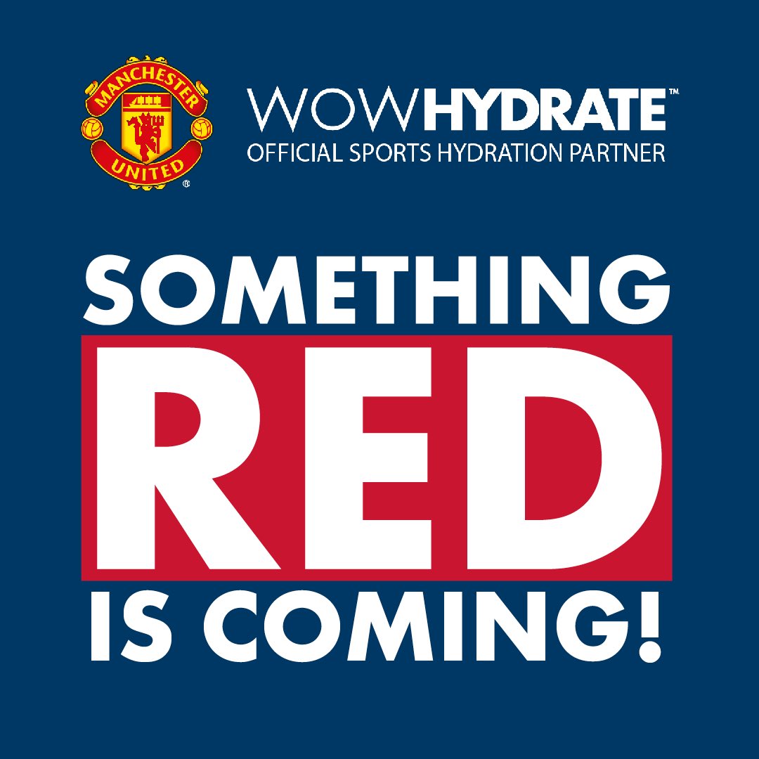 Something RED is coming…can you guess what? @ManUtd Hint: If you’re at Old Trafford today you’ll be the first to find out 👀