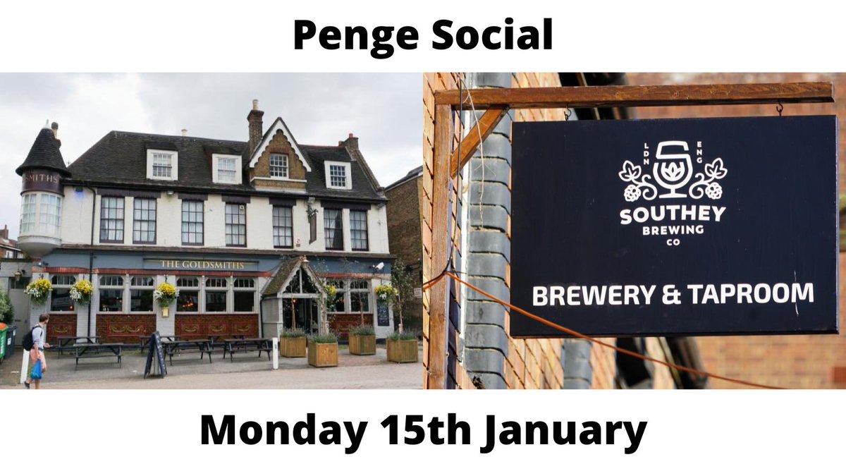 Bromley CAMRA (@camrabromley) on Twitter photo Our next social is tomorrow (15th) in Penge. Starts 7pm at <a href="/GoldsmithsPenge/">Goldsmiths Arms</a> before moving on to <a href="/SoutheyBrewing/">SoutheyBrewingCo</a> Tap at 7:50pm. Finishing at the Moon and Stars at 9:30pm. All are welcome to join us! More details here: bromley.camra.org.uk/calendar/ Our next social is tomorrow (15th) in Penge. Starts 7pm at <a href="/GoldsmithsPenge/">Goldsmiths Arms</a> before moving on to <a href="/SoutheyBrewing/">SoutheyBrewingCo</a> Tap at 7:50pm. Finishing at the Moon and Stars at 9:30pm. All are welcome to join us! More details here: bromley.camra.org.uk/calendar/