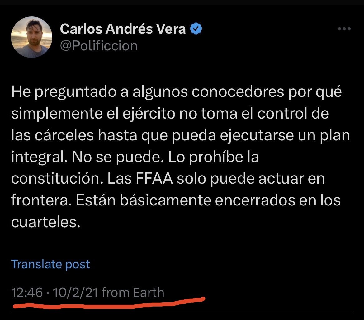 Así te engañaron en la primera consulta. Los militares siempre han podido salir. Si empiezas a agradecer a un militar que pasa 360 días ganando sueldo encerrado y 5 saliendo a dar garrote, empieza agradeciendo a los médicos que salvan vidas los 365 días del año.