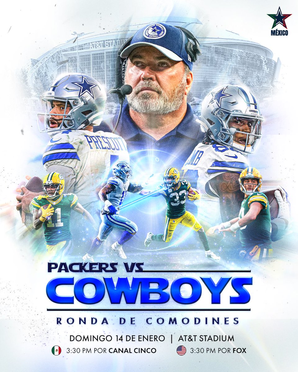 SomosCowboys's tweet photo. ¡Llegó el día! 😤 #GBvsDAL https://t.co/E54J2a1RGE