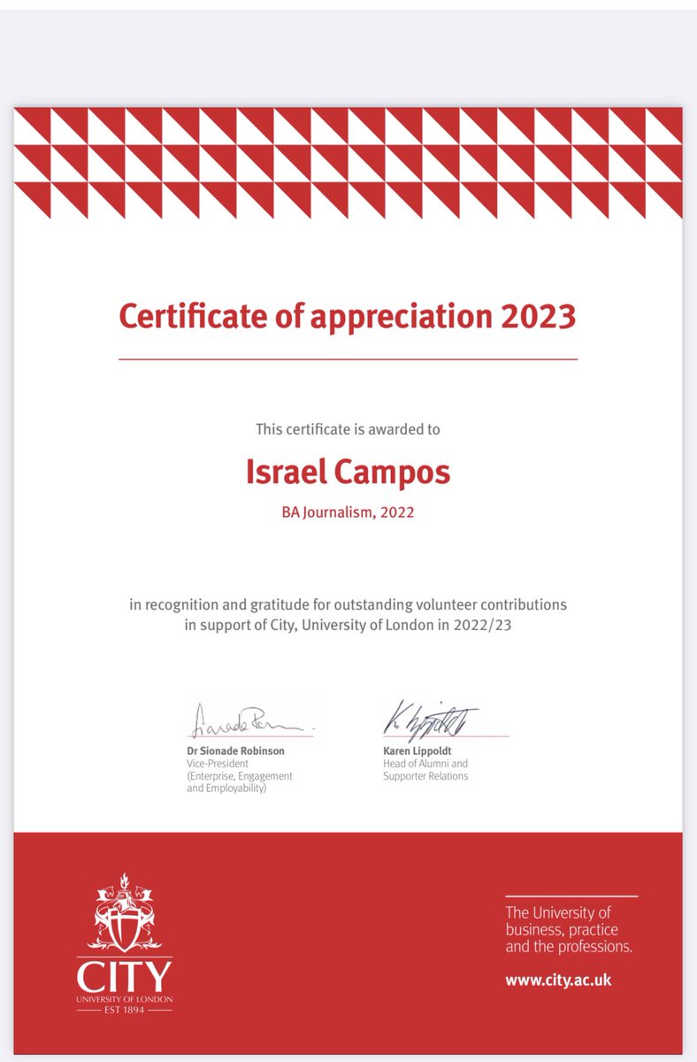 Israel Campos (@icampos2000) on Twitter photo Having chosen <a href="/CityUniLondon/">Anna</a> for my undergrad was undoubtedly one of the best choices I made. I’m both very proud and honoured of being part of such an extraordinary community of amazing alumnus - changing the world in so many ways. Thanks for having my back! 💪🏾📚🌎🇬🇧 #CityAlumni Having chosen <a href="/CityUniLondon/">Anna</a> for my undergrad was undoubtedly one of the best choices I made. I’m both very proud and honoured of being part of such an extraordinary community of amazing alumnus - changing the world in so many ways. Thanks for having my back! 💪🏾📚🌎🇬🇧 #CityAlumni
