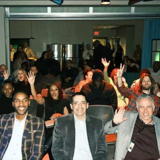 DatGreyMind's tweet image. A few photos from the premiere of our TV show and a video of the crowd going wild when I got the mic! 

The premiere of Undercover: Caught on Tape was a rousing success! Here's hoping episode 1's debut and every new episode each Thursday at 10PM gets killer ratings!