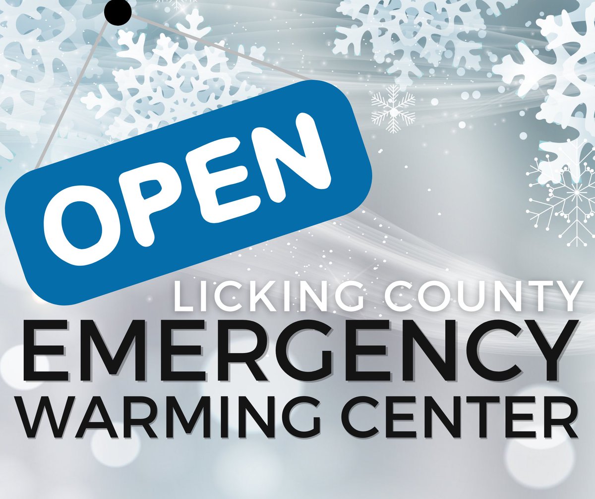 WestLickingFire's tweet photo. The Licking Co Emergency Warming Center Task Force announces opening of a warming center for anyone who is seeking a place to get out of extremely cold temperatures.
DATES: Mon, Jan 15 &amp; Tue, Jan 16 SITE: Holy Trinity Lutheran Church- 592 W. Main Street Newark
5:00pm - 8:00am https://t.co/xbypoCs9mT