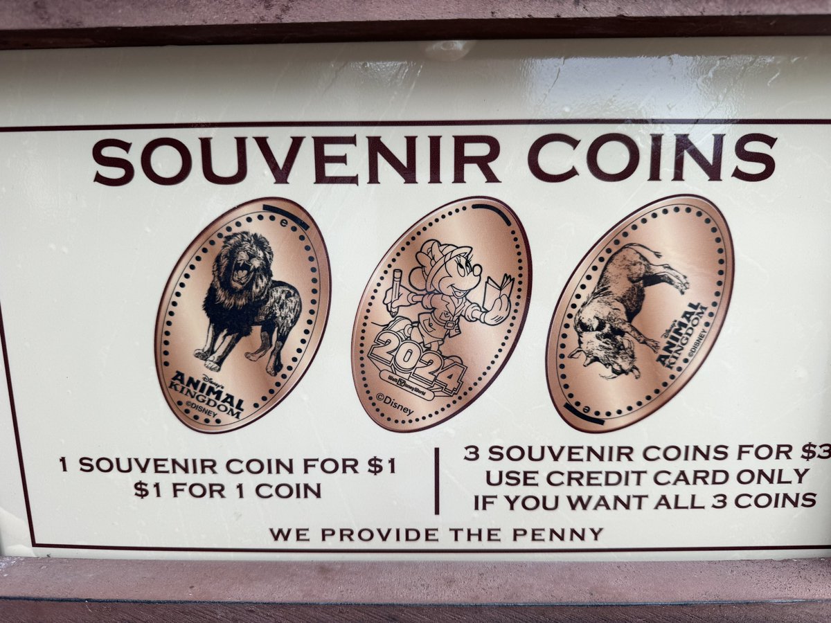 MickeyBlog_'s tweet photo. New 2024 pressed penny found at Animal Kingdom🦒✨
#pressedpenny #animalkingdom https://t.co/U2lMuWNSxY