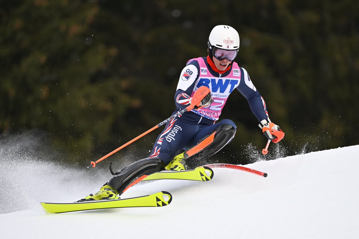 2️⃣ in the 🔝2️⃣0️⃣ Congratulations to Dave Ryding for a 12th place finish and Billy Major’s impressive 18th in today’s challenging slalom at Wengen! 🎿 Next stop ➡️ Kitzbuehel 🌟 #gbsnowsport