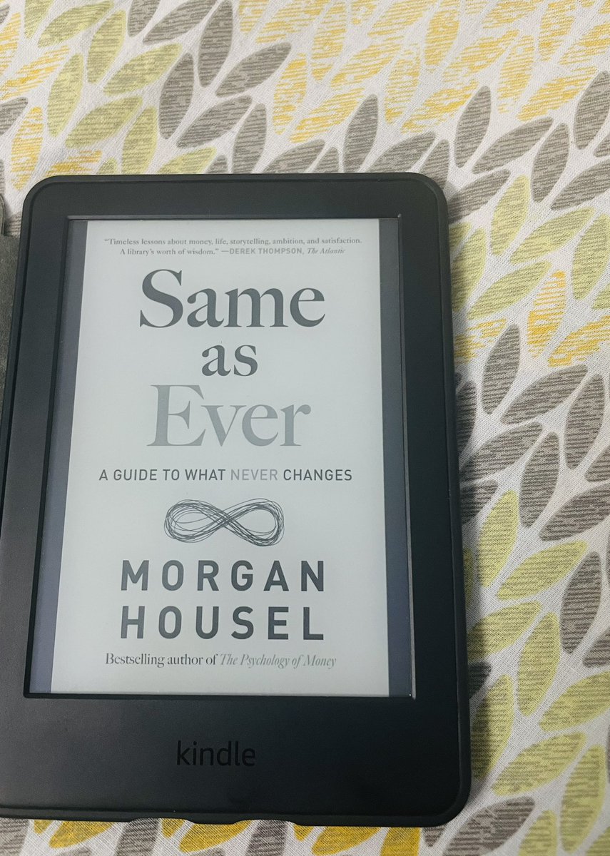 #BookNo:01 
 #NeelanBookReadingChallenge2024  #NonFiction  #Selfhelpbook staring a year with great  book “Same as Ever” by @morganhousel  a must read book #2024BookReading #kindlebooks