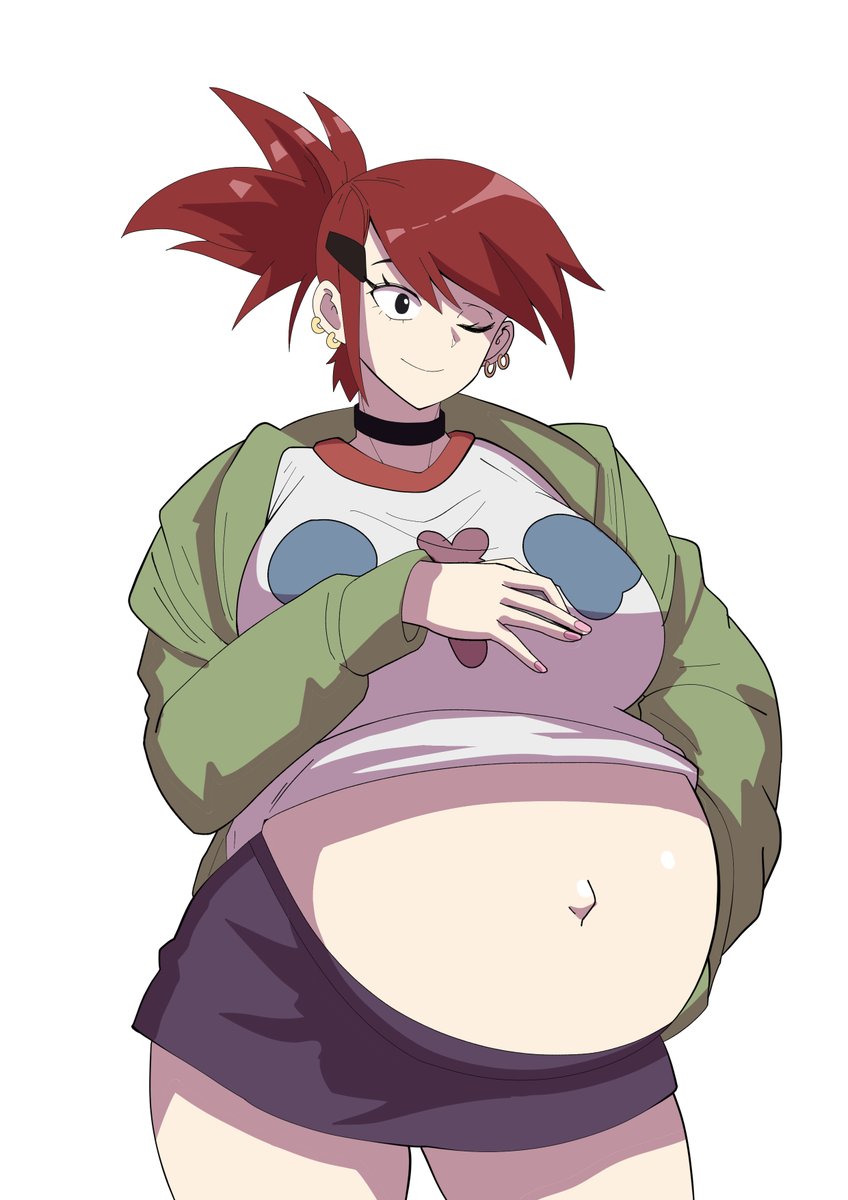 yuhancyan's tweet photo. I just saw a lot of people are sharing Frankie Foster figure, so I drew this one, enjoy!!

#frankiefoster #pregnant #Fanarts https://t.co/BIPc4889tl
