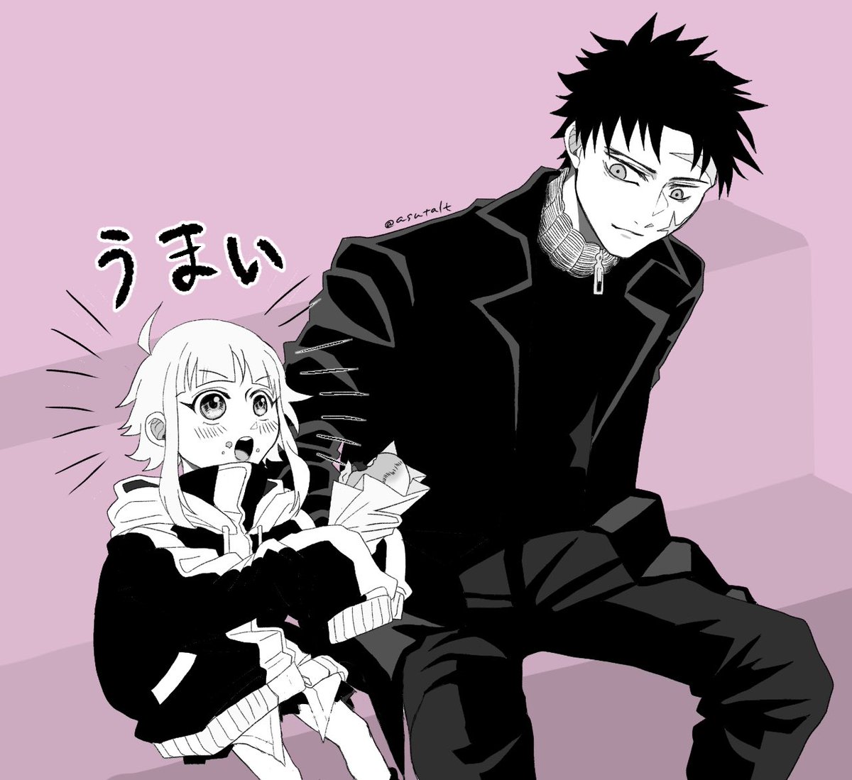 #カグラバチ シャルちゃん美味いもん食べて