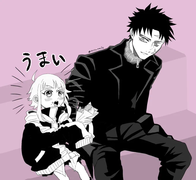 #カグラバチ シャルちゃん美味いもん食べて