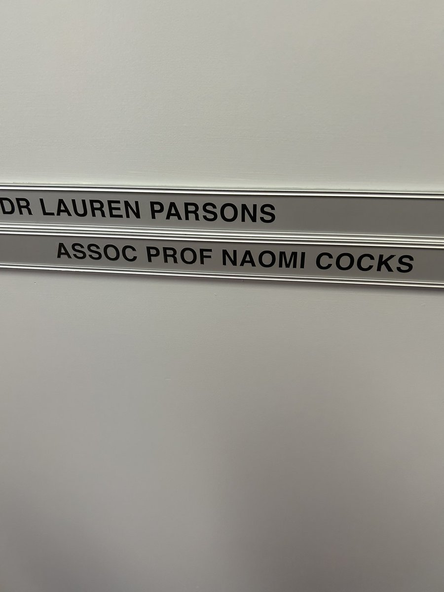 New name plate for my office to reflect my new title.