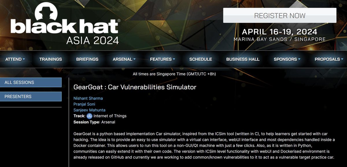 Nishant Sharma (@nishantsharmax) on Twitter photo 🌟 Introducing GearGoat v1.0 – new member of our Goat Family (with AWGost, AzureGoat, & GCPGoat).
🔗 github.com/ine-labs/GearG…
Try and share your feedback!
🎉 We will also showcase it at <a href="/BlackHatEvents/">Black Hat</a>
cc <a href="/ine/">INE</a> <a href="/SecurityTube/">Pentester Academy</a> <a href="/INEsecurity/">INE Security (FKA eLearnSecurity)</a>
#CyberSecurity #infosec #blakhat 🌟 Introducing GearGoat v1.0 – new member of our Goat Family (with AWGost, AzureGoat, & GCPGoat).
🔗 github.com/ine-labs/GearG…
Try and share your feedback!
🎉 We will also showcase it at <a href="/BlackHatEvents/">Black Hat</a>
cc <a href="/ine/">INE</a> <a href="/SecurityTube/">Pentester Academy</a> <a href="/INEsecurity/">INE Security (FKA eLearnSecurity)</a>
#CyberSecurity #infosec #blakhat