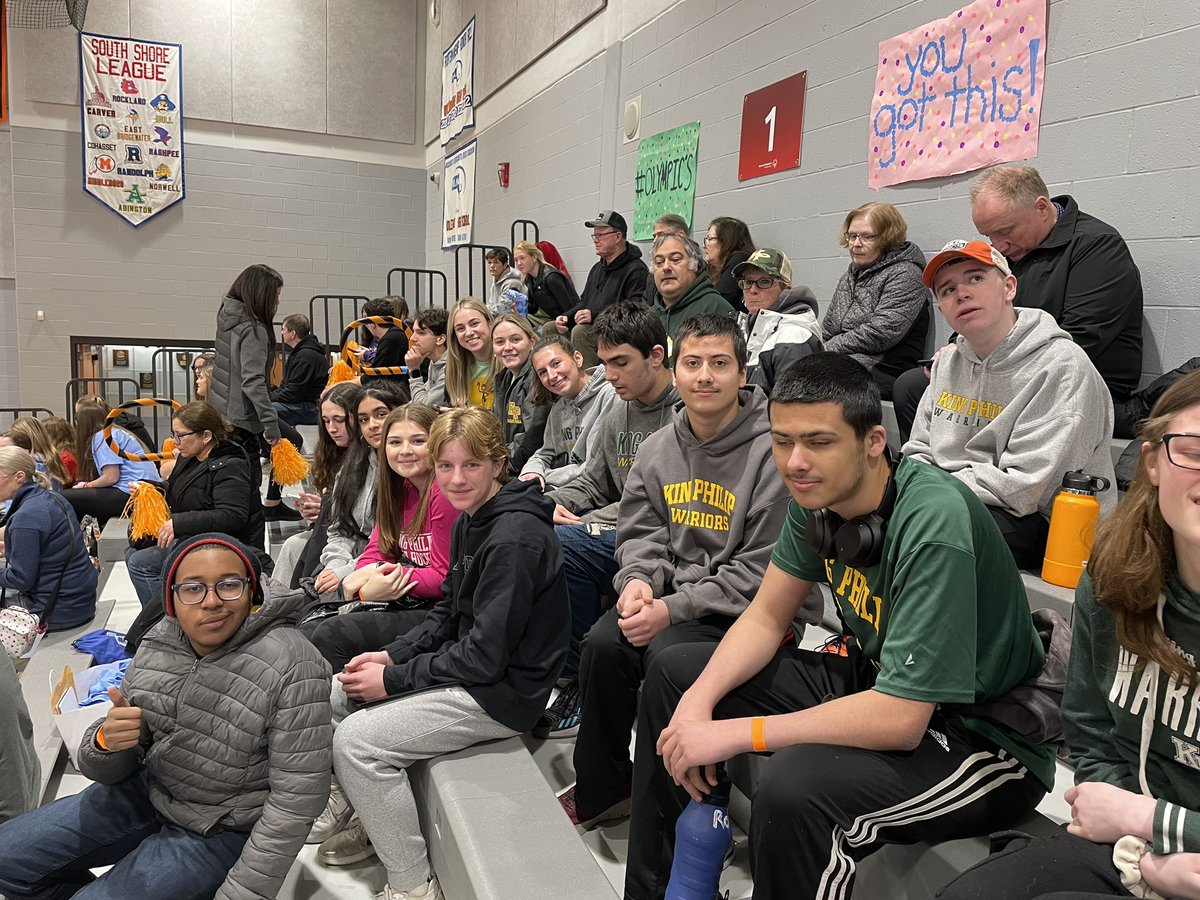 KP  at MA student council and special Olympics bocce