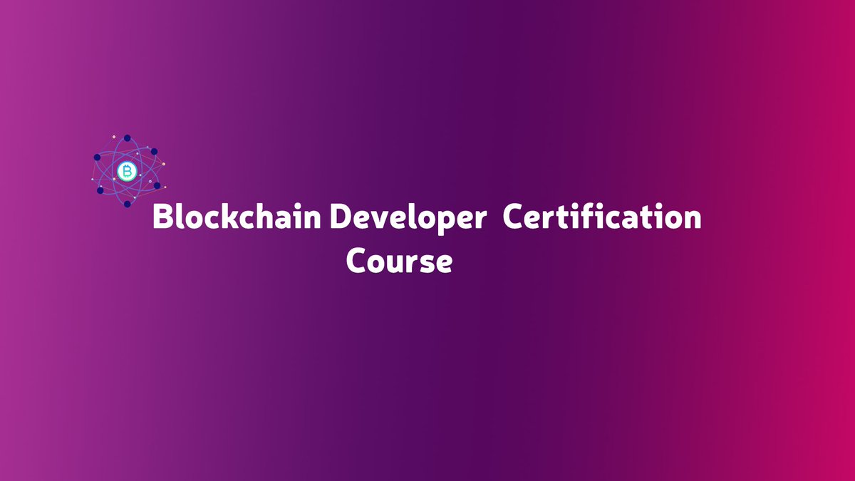 zx_academy's tweet image. Join Now at Zx Academy&apos;s free Demo Blockchain Developer Certification Course!

zxacademy.com/course/blockch…
#zxacademy #BlockchainDeveloperCertificationCourse #BlockchainDeveloperCertification #BlockchainDeveloper #Blockchain #CareerGrowth #TechRevolution #VirtualTrainings