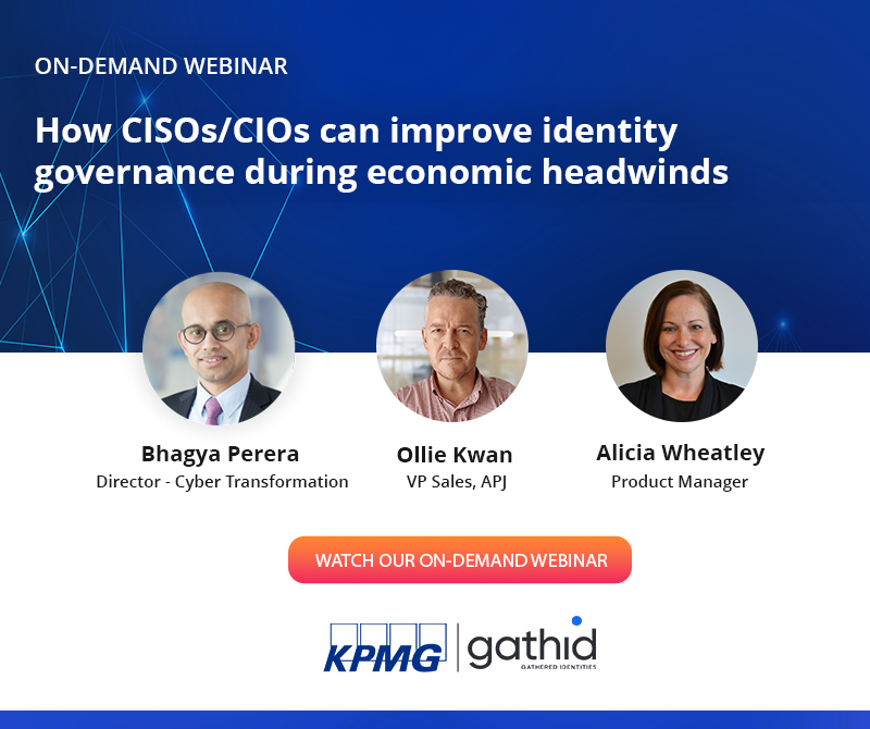 🚨 Missed our webinar with #KPMG last week? No worries! ✨ Watch the recording now for expert insights on a fresh, innovative approach to identity governance. hubs.ly/Q02hYwqK0 #IdentityGovernance #CISO #CIO #ITSecurity #Cybersecurity #IdentityDebt #Gathid