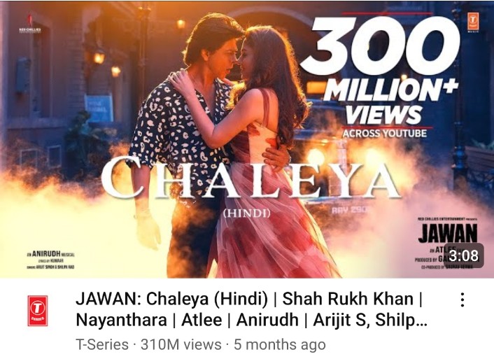#JhoomeJoPathaan :- 834M views 

#Chaleya :- 310M views 

#Jhumka :- 255M views 

Irony of #FilmfareAwards2024 🥴

SHAME ON FILMFARE AWARDS

#ShahRuhKhan #SRK𓃵 #Srkians