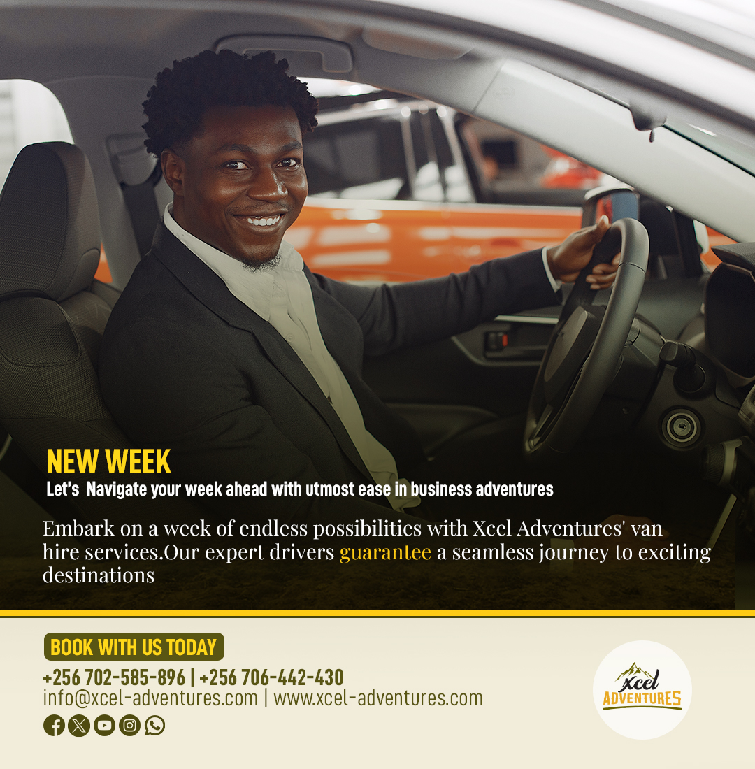 🌟 Welcome to a new week of possibilities! Explore exciting business and leisure horizons with ease using Xcel Adventures' 🚐. Our skilled drivers will propel you towards success. Where will your journey take you this week? 🌍✨ #XcelAdventures