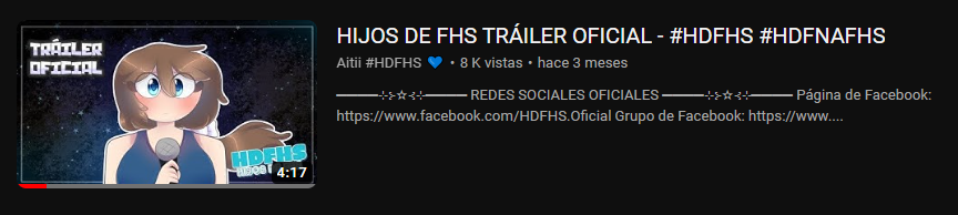 Aiticita's tweet photo. MUCHAS GRACIAS POR TODO EL APOYO!!!
EL TRÁILER HA LLEGADO A 8K VISTAS A TAN SÓLO 3 MESES DE SU LANZAMIENTO, SE LES ADORA 💗
#FNAFHS #fnafhs #HDFHS #HDFNAFHS #hdfhs #hdfnafhs #fhsz3r0 #FGFHS #fgfhs #fhsgen2 #HijosDeFHS https://t.co/Av2gUtvk2p