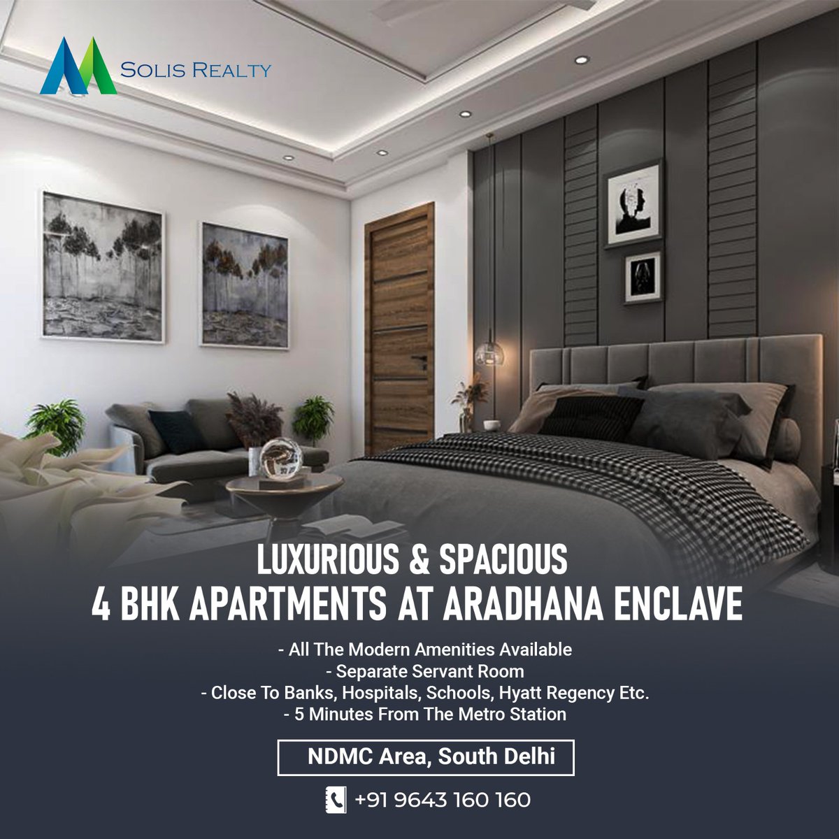 #Luxurious & #Spacious #4BHK Apartments At #AradhanaEnclave

Buy Your #DreamHome in #NDMC Area, #SouthDelhi. 

#Book Your #Apartment Today - 9643160160 #SolisRealty

#homes #newhomes #luxuryhomes #flats #furnishedflats #semfurnishedflats #residentialproperty #propertybroker
