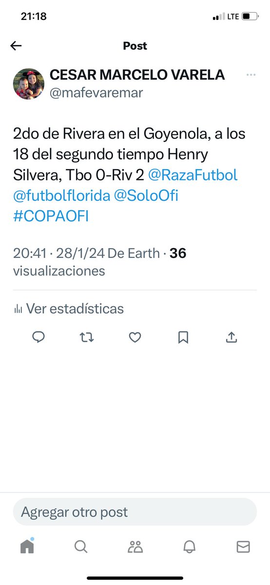 Final triunfo visitante por 2 a 0 en juveniles