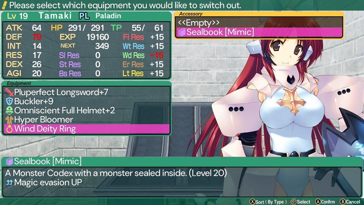 In #DungeonTravelers 1, monsters can be captured in Sealbooks—powerful accessories that you can equip to gain a portion of your enemy's might! You'll have to chip your foes' health down before you use a Monster Codex item to seal them