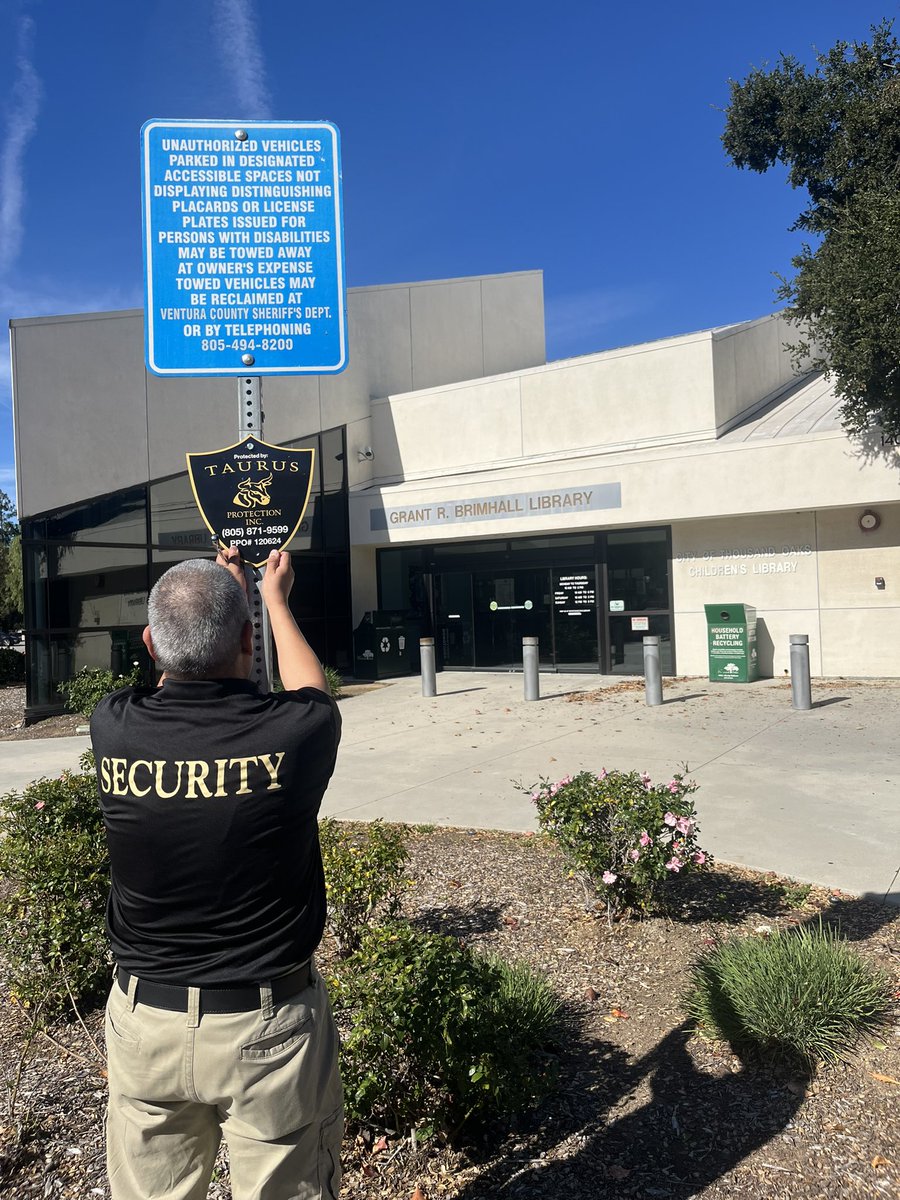 security_taurus's tweet image. #Taurusprotectioninc management is currently out placing signs at all our new sites.  We believe in keeping our  community safe. #ventura  #venturabusiness #VenturaCounty #venturasecurity #uniformguard #security #patrol