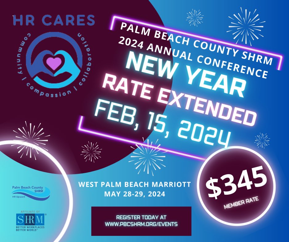 Palm Beach County SHRM tweet media