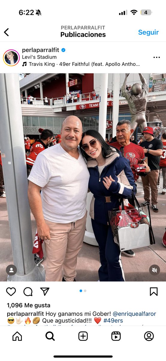 jgnaredo's tweet photo. Me imagino que los jaliscienses deben estar orgullosos de su gobernador Enrique Alfaro que, en lugar de estar dándolo todo por la gente de su estado, se fue a San Francisco con varios de sus secretarios a ver la final de la conferencia nacional de la NFL. https://t.co/bfb0ZpL6xQ