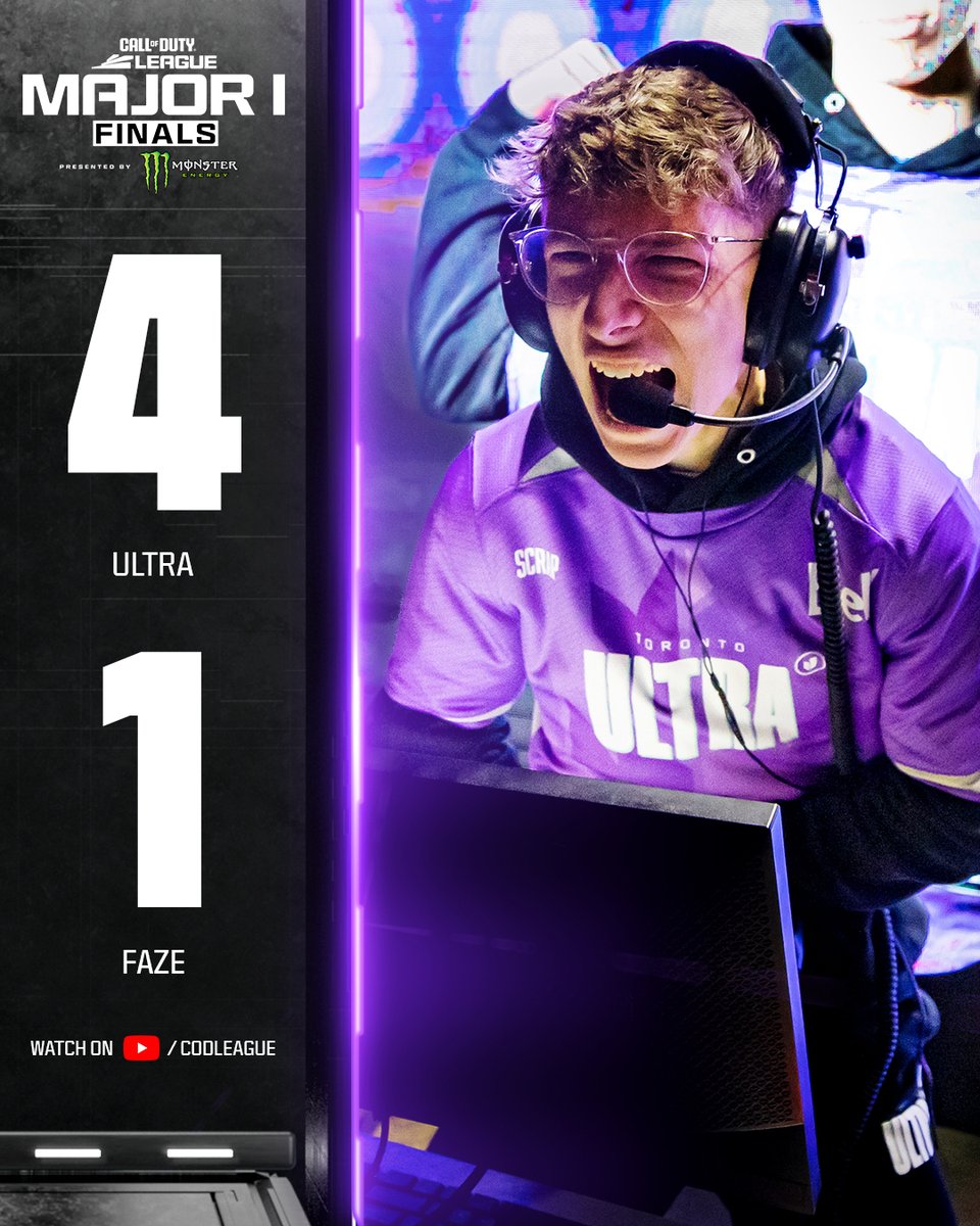 ‼️ MAJOR I CHAMPS WITH A 13-2 MAP COUNT ‼️

#StrengthInTheNorth | #CDL2024