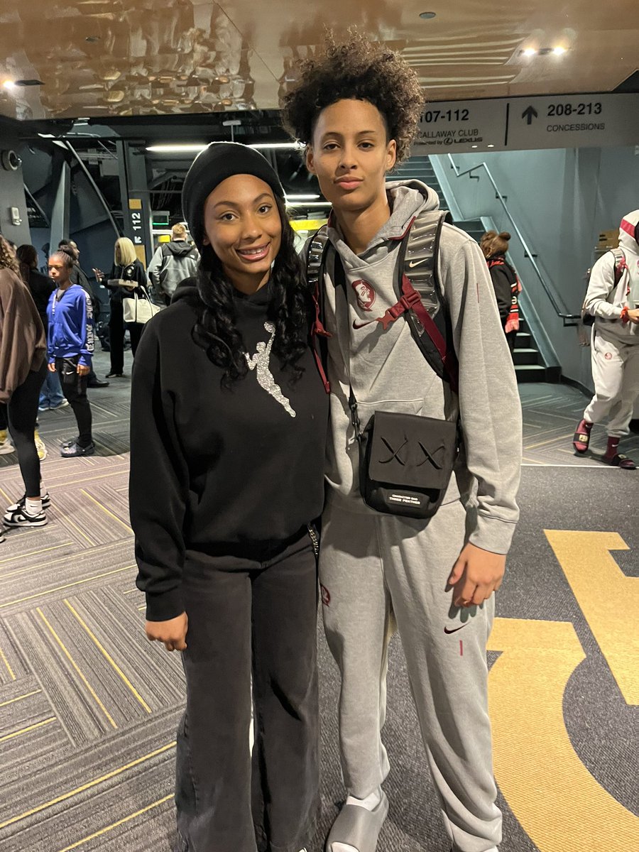 Gabrielle Palmore (@gabriellep2025) on Twitter photo Had a great time watching and supporting both <a href="/NiyaLatson/">Ta'Niya Latson</a> and <a href="/bt_snoop/">Brianna Turnage</a> play hard tonight to get the dub. #fsuwbb #girlsbasketball #classof2025 Had a great time watching and supporting both <a href="/NiyaLatson/">Ta'Niya Latson</a> and <a href="/bt_snoop/">Brianna Turnage</a> play hard tonight to get the dub. #fsuwbb #girlsbasketball #classof2025