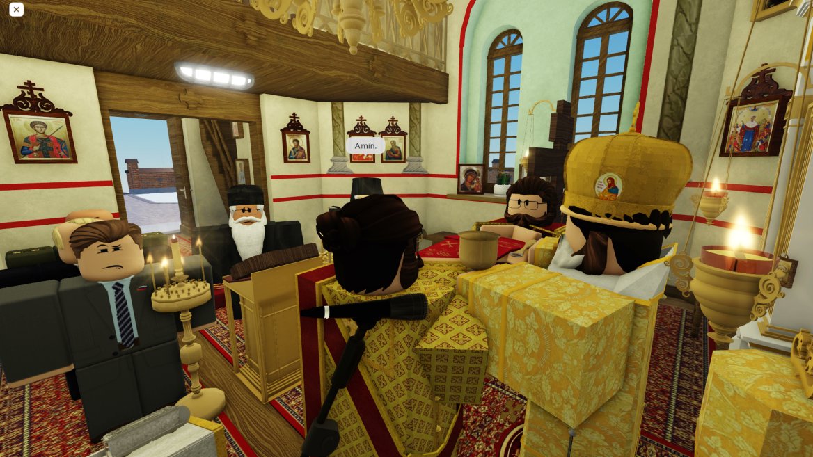 dokereq's tweet image. Today we had pleasure to host Seph's Russia Represenatives in Orthodox Church of All Saints!
We express our great thanks for the goverment of Seph's Russia for making it possible to reach to Russian Citzens of Roblox to enhance the spiritual well-being!